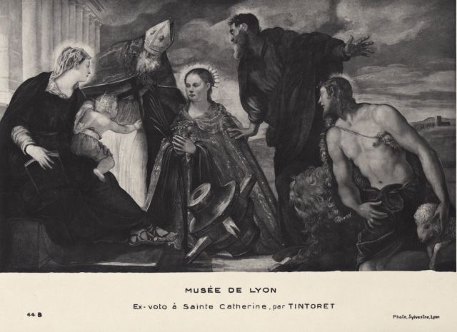 Sylvestre, Jules — Musée de Lyon. Ex voto à Sainte Catherine, par Tintoret — insieme